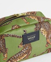 Olive Leopard Toiletry Bag