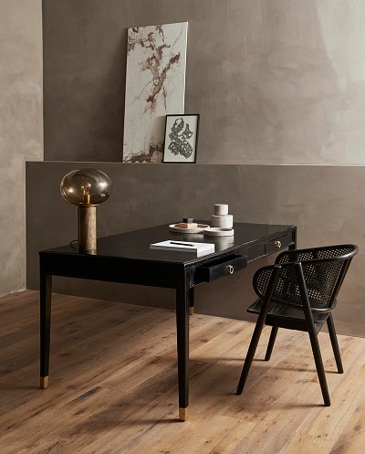 Wicky Lounge Chair, Black/Black