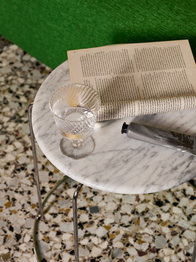 Wire Stool Marble Top VP11