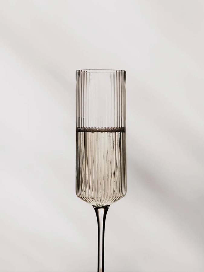 Ripple Champagne Flutes - Set of 2