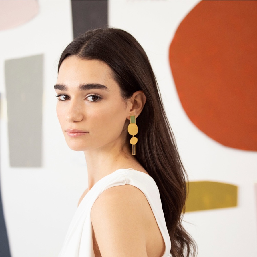 Collage Extra Long Earrings