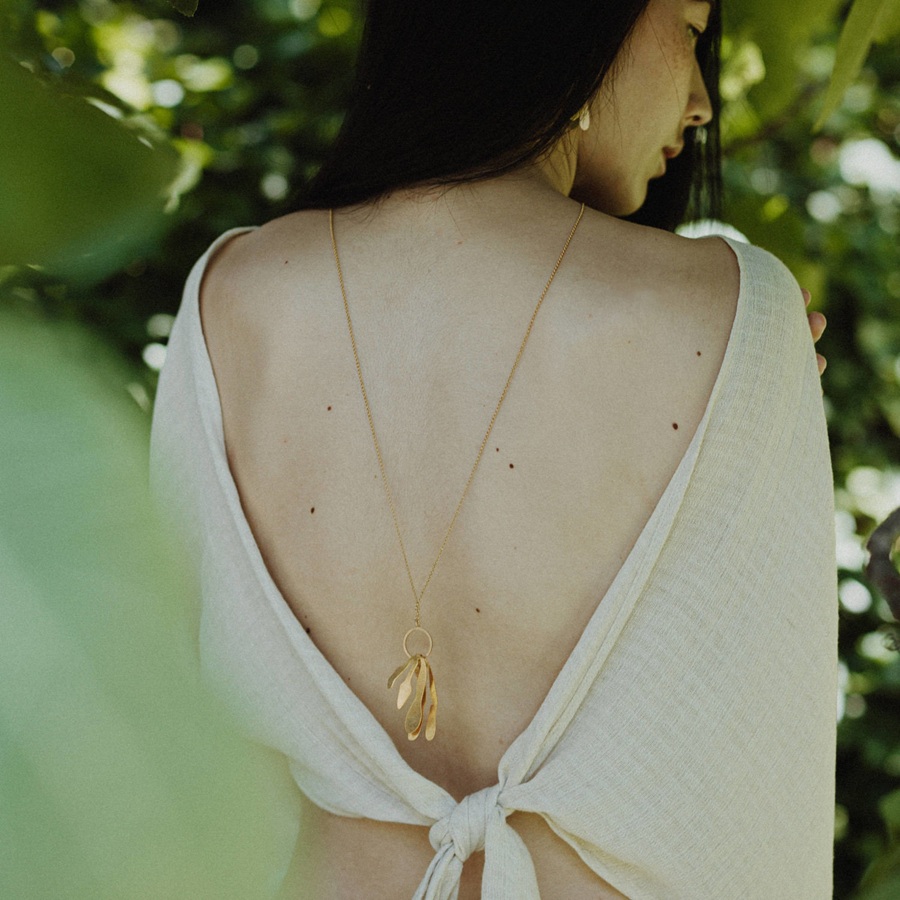 Exotica Golden Necklace