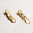 Cala Long Golden Earrings