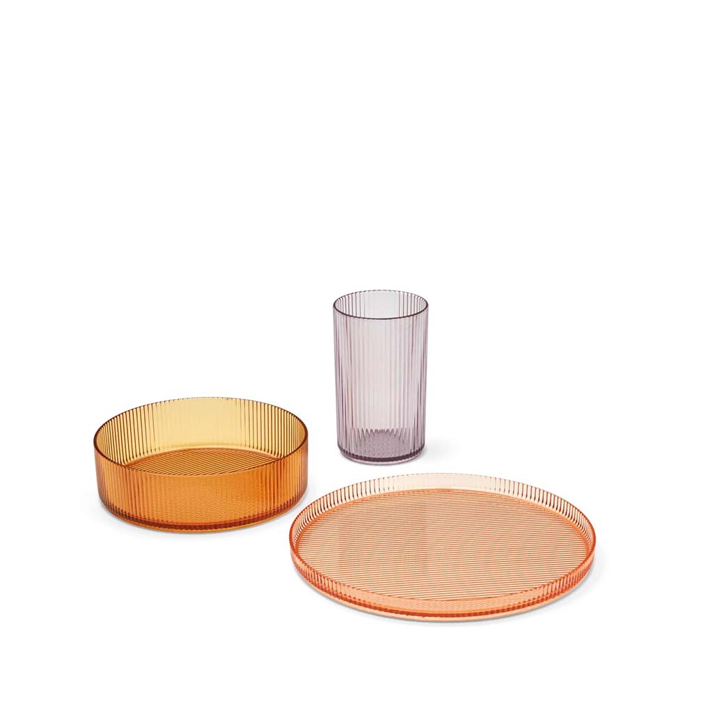 Kain Ribbed Tableware Set