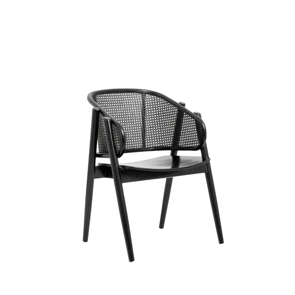 Wicky Lounge Chair, Black/Black