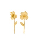 Pampalonia Golden Long Earrings
