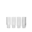 Ripple Long Drink Glasses - Set of 4