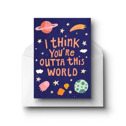 [STIP03000] Outta This World, Greeting Card
