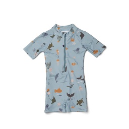 [KDLW07000] Max Swim Jumpsuit, Sea Creature Mix