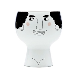 [GLML00200] Flower Me Happy Pot, Big Esmeralda