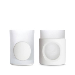 [HDTD03200] Carved Stem Vase , Set of 2