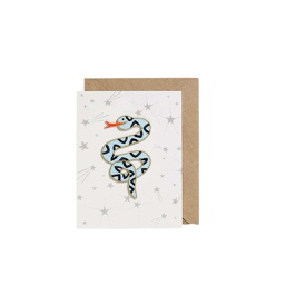 [STPB03500] Snake, Open Greeting Card