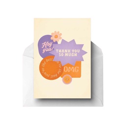[STPS11600] OMG Thank You!, Greeting Card