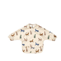 [KDLW45800] Merle Cape Bib, Leopard Multi Mix