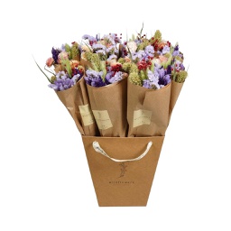 [HDFL03001] Dried Flowers Market More Bouquet - Purple Dusk