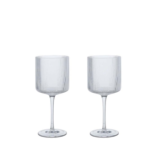 Ripple Red Wine Glasses - Set of 2