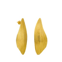 [FHJT01101] Onaria Golden Earrings Large