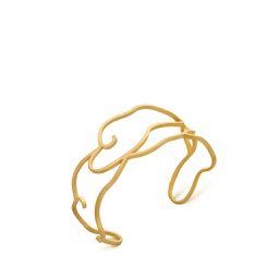 [FHJT02501] Gaudi La Pedrera Golden Bracelet